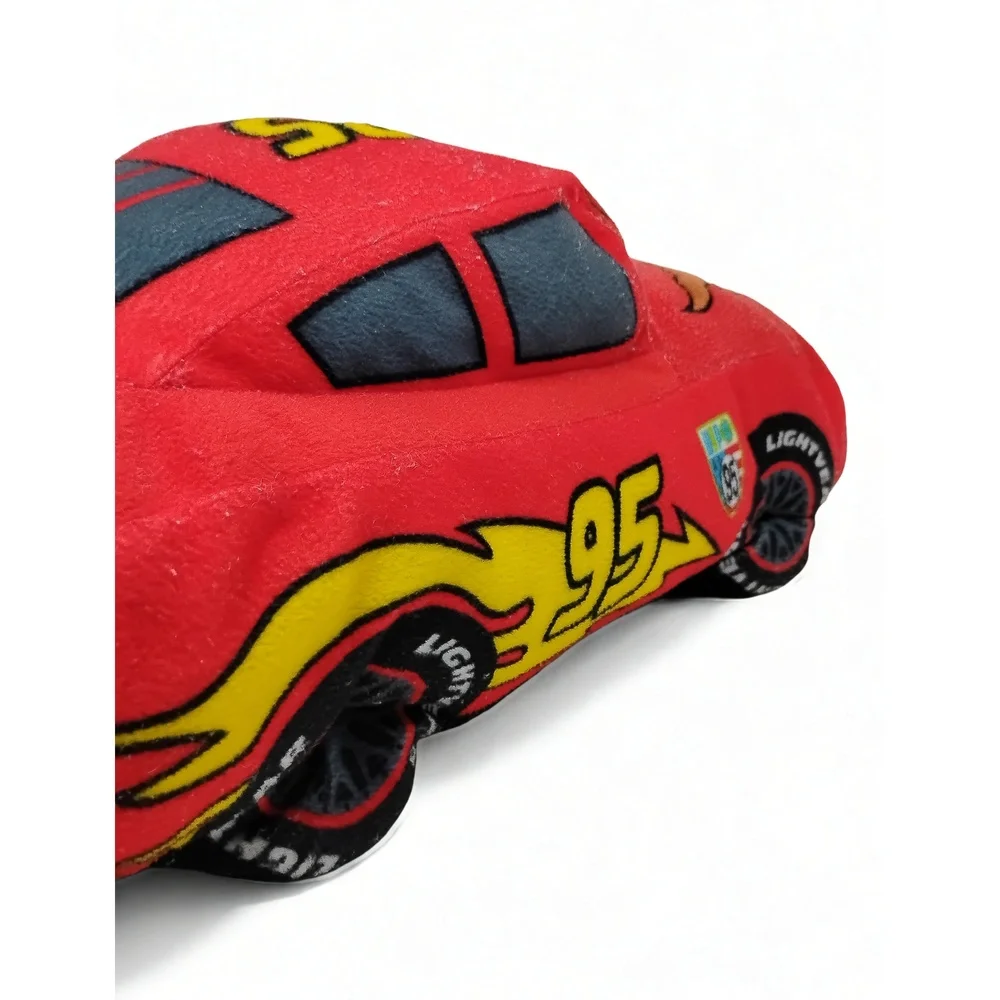 Disney Pixar Cars 2 Lightning McQueen Plush Slippers Kids Home Shoes 19 Inch